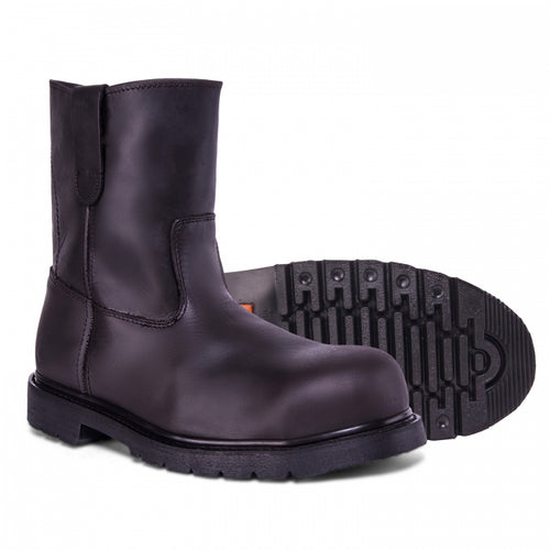Bota petrolera 40h dieléctrico café cc policarbonato suela de PVC