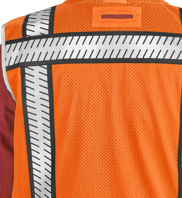 Chaleco de Seguridad de Alta Visibilidad Clase 2 para Supervisores -LIQUIDACION XL