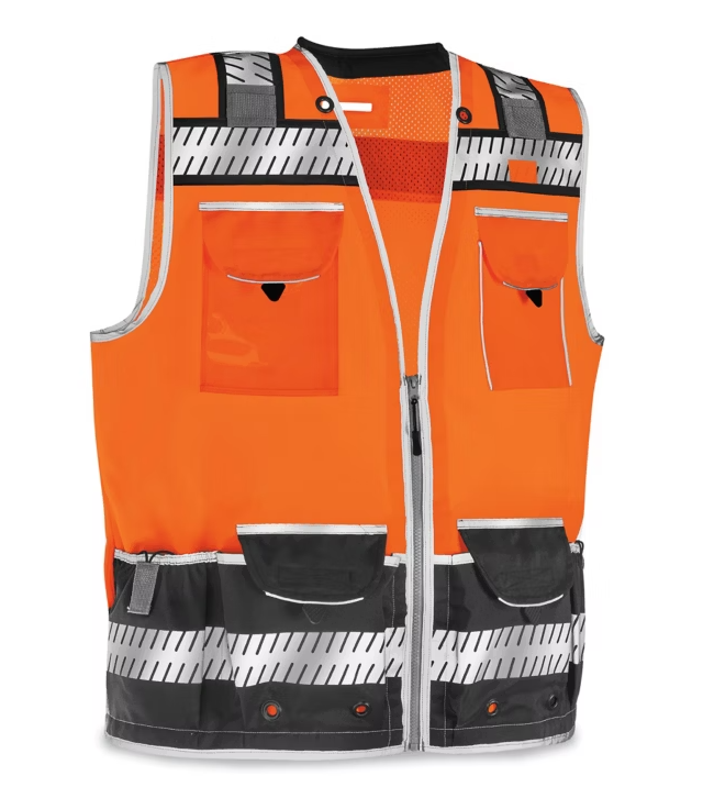 Chaleco de Seguridad de Alta Visibilidad Clase 2 para Supervisores -LIQUIDACION XL